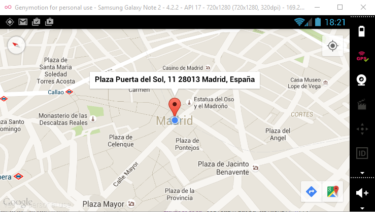 Ubicación En Mapa De Google