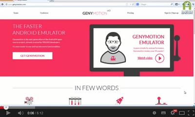 Videotutorial: Emulador GenyMotion