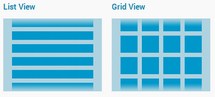 List View Y Grid View