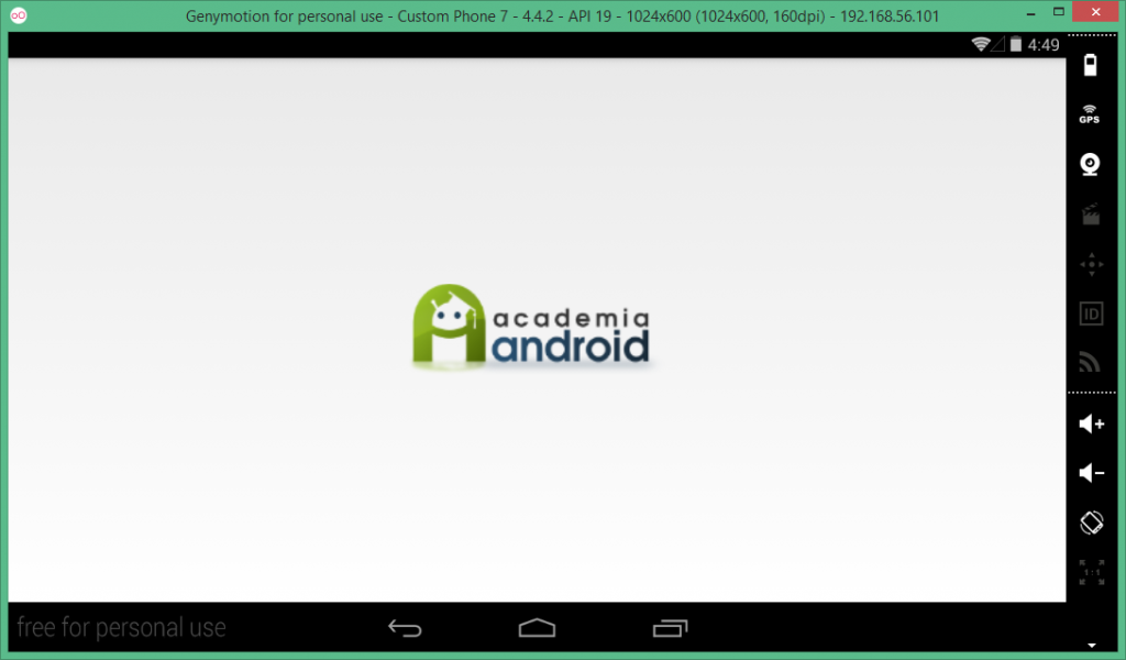 Screen Splash de la App Android