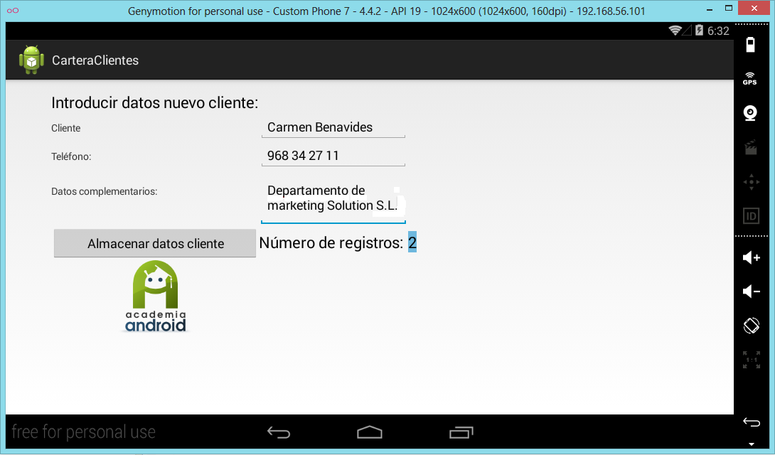 Proyecto Android: Content Provider Personalizado (I)