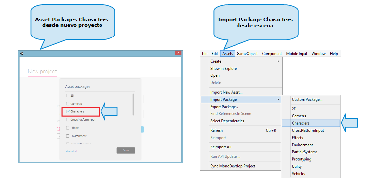 Package Characters