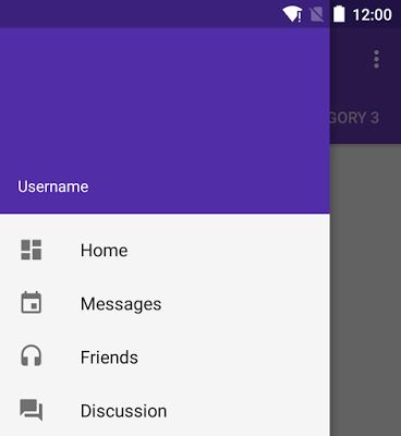 Navigation View: Diseño De Cabecera Y Contenido Del Menú