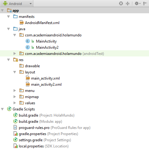 Proyecto Con Android Studio: Creación De Activities Y Comunicación Con Intent