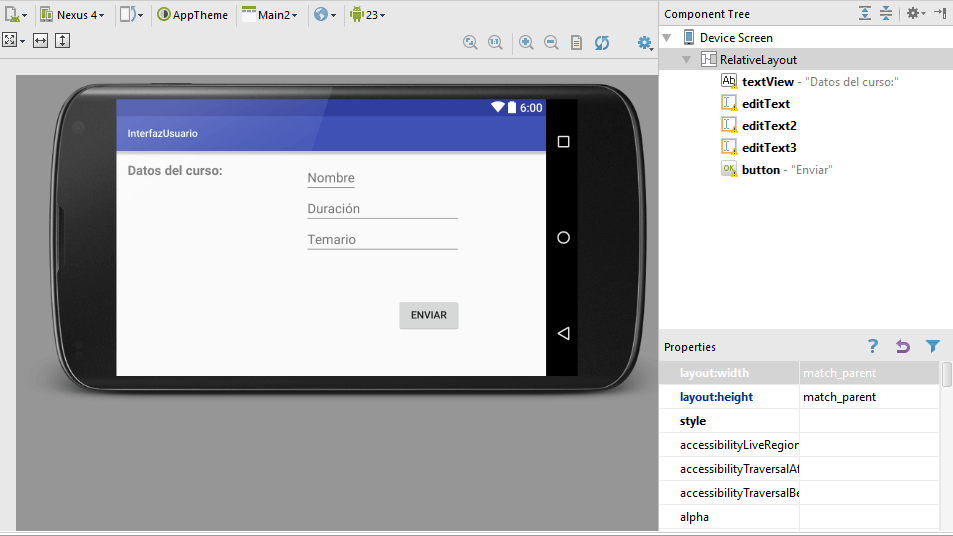 Interfaces De Usuario: Layouts