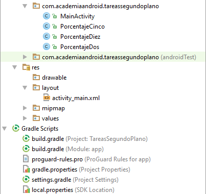 Proyecto Ejemplo: Tareas En Segundo Plano En Aplicación Android