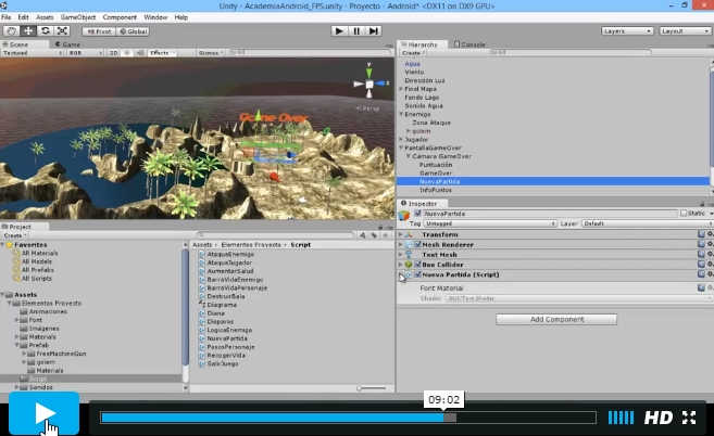 Creación De Videojuego En Unity 3D (III): Video