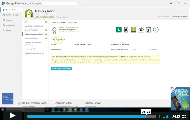 Video: Publicar App Android En Google Play