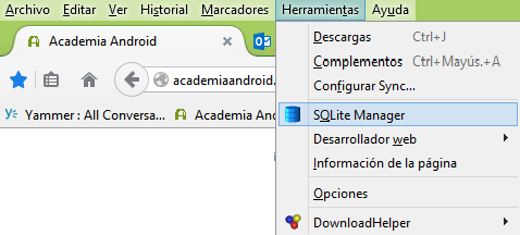 Ejecutar SQLiteManager en Firefox