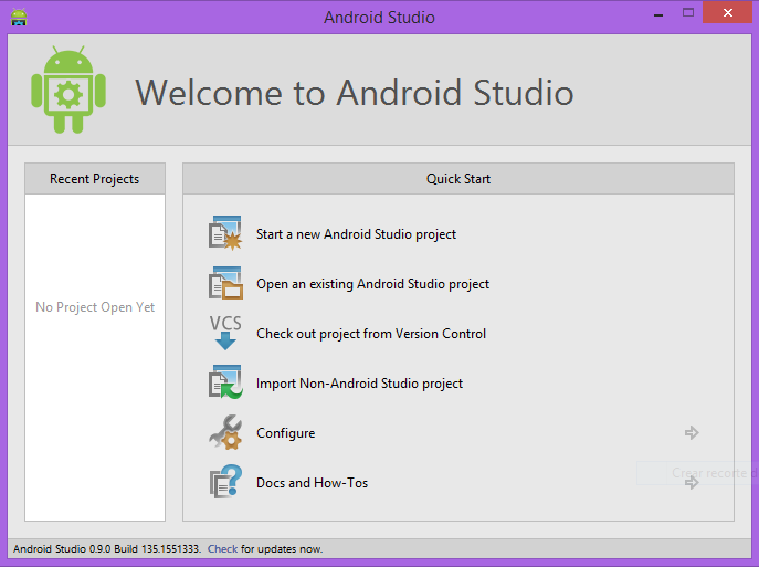 Pantalla Bienvenida Android Studio